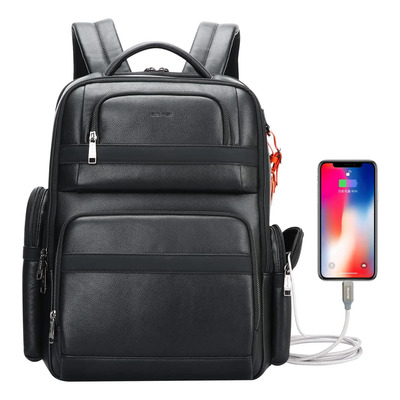 Bopai 40l Cuero Genuino Profesional Portátil De...