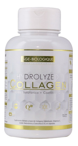 Collagen Hydrolyzed Ac. Hialurónico Q10 Vit C_age Biologique Sabor Neutro