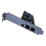 Placa Pci Firewire 3 Puertos + 1 Puertos Cable Chip Via6307