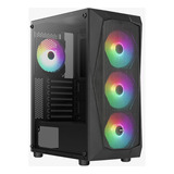 Chasis Caja Gamer Aerocool Falcon Rgb Vidrio 4 Fans Argb