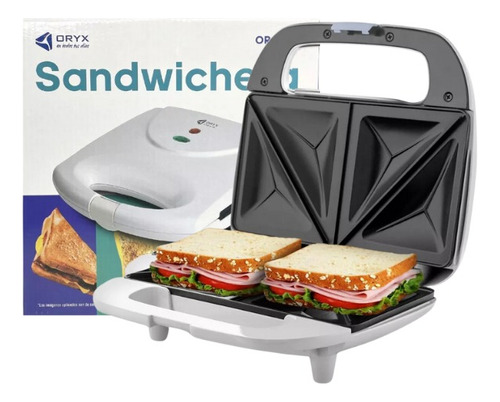 Sandwichera Tostadora Oryx Antiadherente 750w 