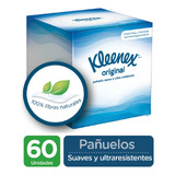 Pañuelos Faciales Kleenex Original Cubo X 60und