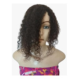 Prótese/franja Cabelo Humano Afro 40 Cm Pt006