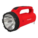 Lampara Led Solar Recargable Linterna Portátil Super Led Cob Color Rojo