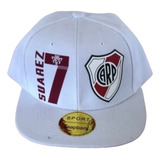 Gorra Plana Blanca Suarez #7  River Plate 