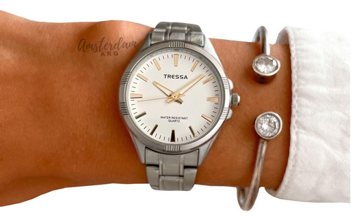 Reloj Tressa Dama Modelo Salto Clasico  Garantia Oficial