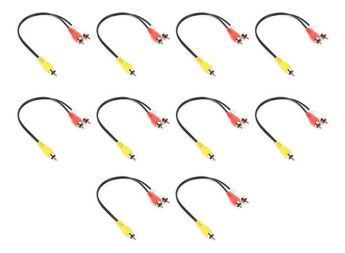 Adaptador De Audio Stru Para Rca Macho A Doble Para Rca Mach