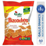 Bizcochos De Arroz Gallo Snacks Dulces Sin Tacc Mejor Precio