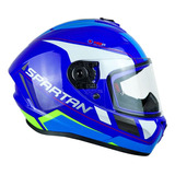 Casco Spartan Draken Wind C7 Certificado Original Moto