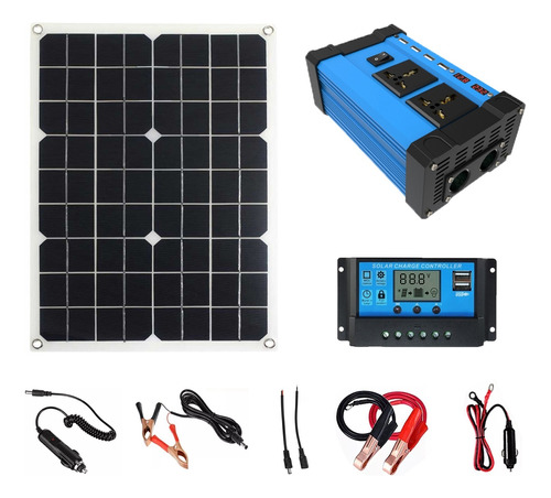 Kit De Panel Solar Rv Monocristalino De 300w 12v Con