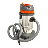 Aspiradora Industrial 60l Acero 2000w 2 Motores Polvo Liquid