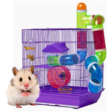 Gaiola Hamster Grande Completa Hamster Topolino Anão Roedor