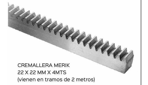 Cremallera Merik Portones Automáticos Comunello