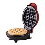 Mini Wafflera Redonda Repostería Waffles Fácil Y Rápido
