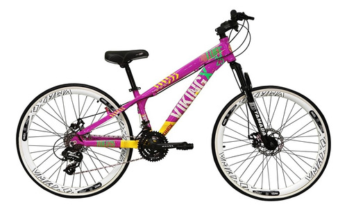 Bicicleta Vikingx Tuff 30 21v Freio A Disco Câmbio Shimano