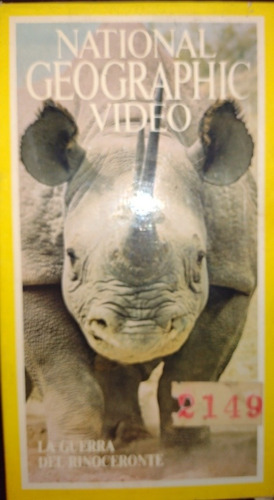 La Guerra Del Rinoceronte Nathional Geographic En Vhs 