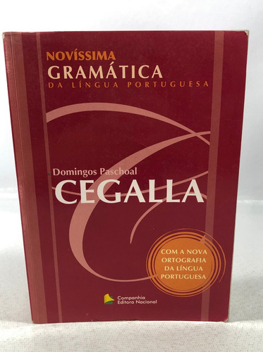 Livro Domingos Paschoal Cegalla Novíssima Gramática O769