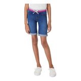 Short Niña Bermuda Casual Mezclilla Vigoss Con Elástico 