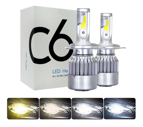 . C6 Faro H4 Led Coche Led Faro H11 H3 Luz Antiniebla H7