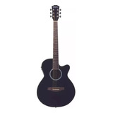 Guitarra Electroacústica Washburn Wa45ce Bk Black