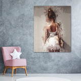 Ballerina, Ballet Tipo Oleo Lienzo Canvas Cuadro Decorativo