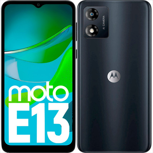 Smartphone Motorola E13 4g 64gb 4g Ram Grafite 2 Chips 13mp