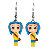 Aretes De Coraline Ojos De Botón - Famo