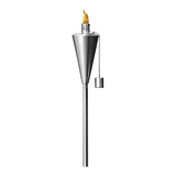 Antorcha De Acero Inoxidable Para Citronella Vonne Con Mecha