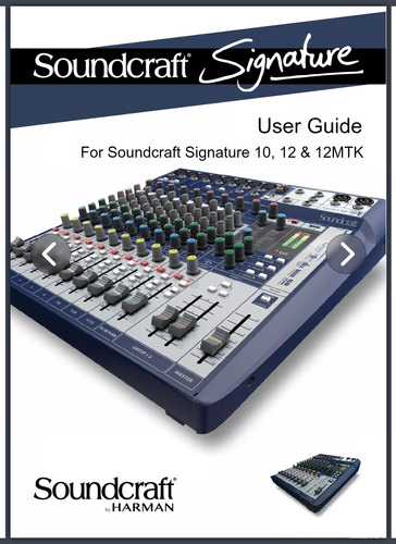 Mesa De Som Soundcraft Signature 12 Mtk 