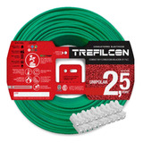 Cable Verde Amarillo 2.5mm Trefilcon X 25m Incluye Conector