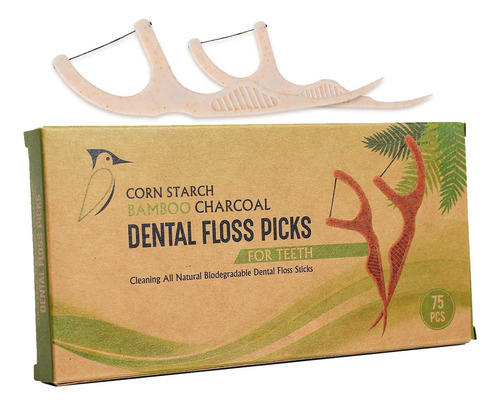 Palillos De Hilo Dental Organico  Varillas De Hilo Dental B