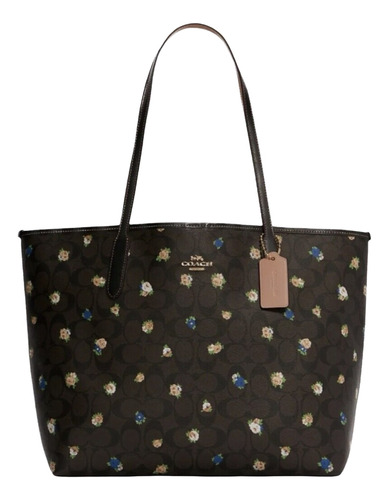 Coach Tote Con Estampado Floral Original