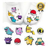 8 Pines Para Crocs Charms Jibz Pokemon Go Pikachu Pokebola