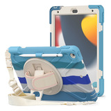 Funda Azul Anti-impacto For iPad 10.2'' 9.ª 8.ª 7.ª