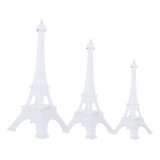 Figura Pequeña De Torre Eiffel Indoor, 3 Unidades