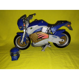 Moto Max Teel Con Casco Mattel 2000 Original