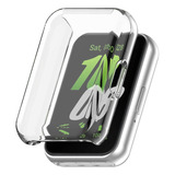 Estuche De Reloj Galvanizado De Tpu Blanco Transparente Para