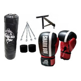 Kit Boxeo,bolsa 90cm S/ Relle+cadenas+soporte,vendas,guantes