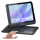 Funda Con Teclado Doohowcase Touch 360 Para iPad Mini 6 De 8