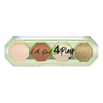 Paleta L.A. Girl 4PLAY 4 Sombras Mate Brillo Lámina Color Verde | MercadoLibre