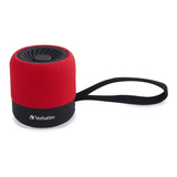 Mini Altavoz Bocina Verbatim Inalambrico Bluetooth Rojo /vc