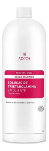 Clean Solution Solução De Trietanolamina Emoliente 1l Adcos 