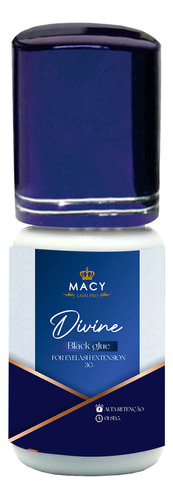 Cola Macy Divine Lash Pro Para Alongamento De Cílios 3ml