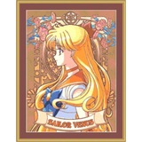 Molde Patrón Punto Cruz Sailor Venus Sailor Moon Imprimible