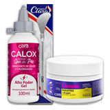 Kit Spa Pés Calox Gel Esf Lixapéx Parafina E Argan E Bisturi