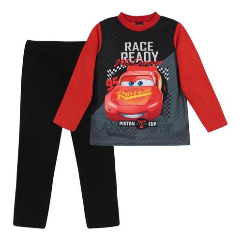 Pijama Niño Polar Rojo  Race Disney Cars