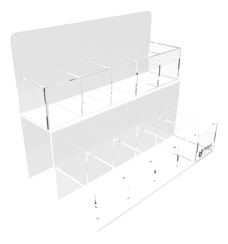 Expositor Balas Doces Guloseimas Em Acrílico - Perfeito Cor Branco
