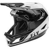 Casco Fly Rayce Negro Blanco Niño 