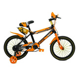 Mountain Bike Infantil Gts 3309 R16 Color Negro/naranja  