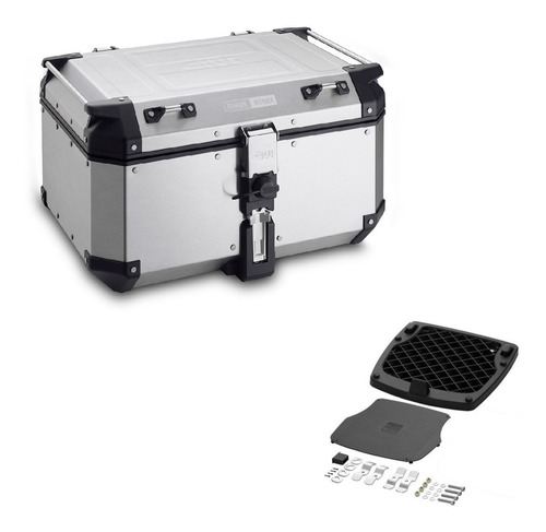 Bau De Aluminio Trekker Outback 58l + Base E250 - Givi 